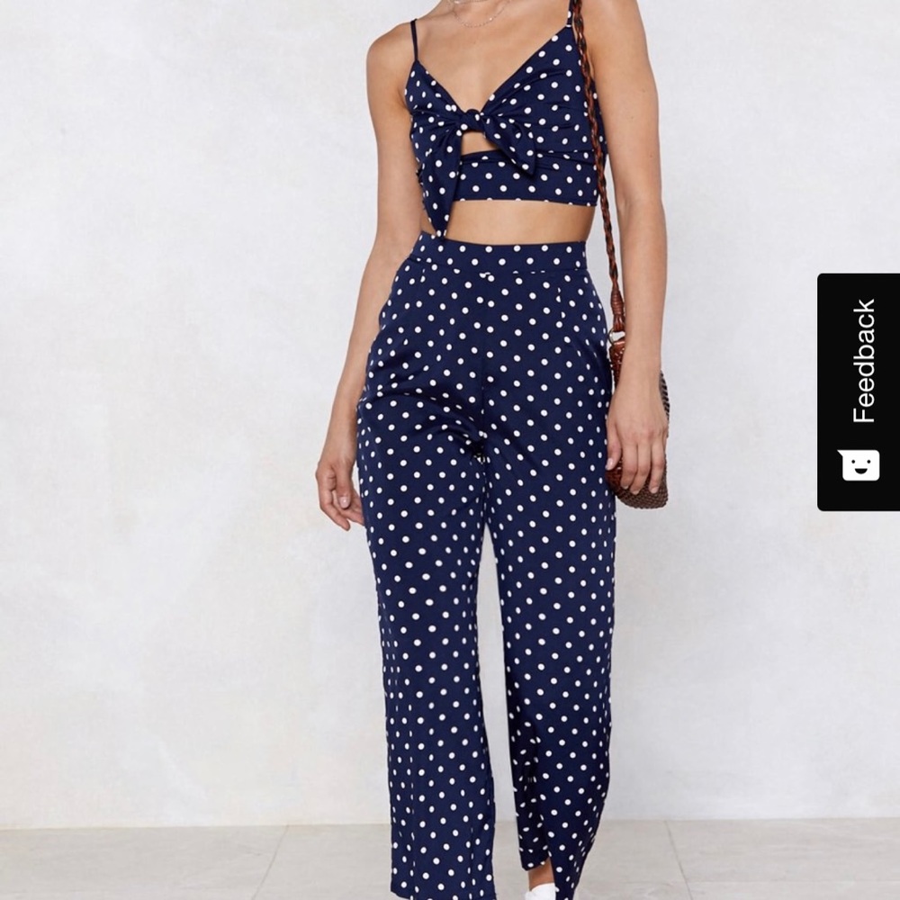 New Nasty Gal Polka Dot Set